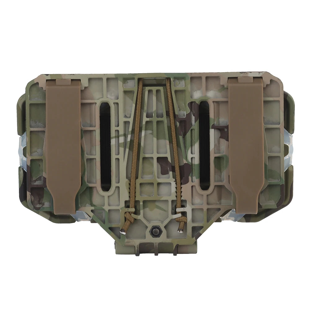 Outdoor Sports MOLLE Folding Navigation Board Mobile Phone Holder Tactical Chest Rig Bag Map Case Admin Panel Hunting Gear