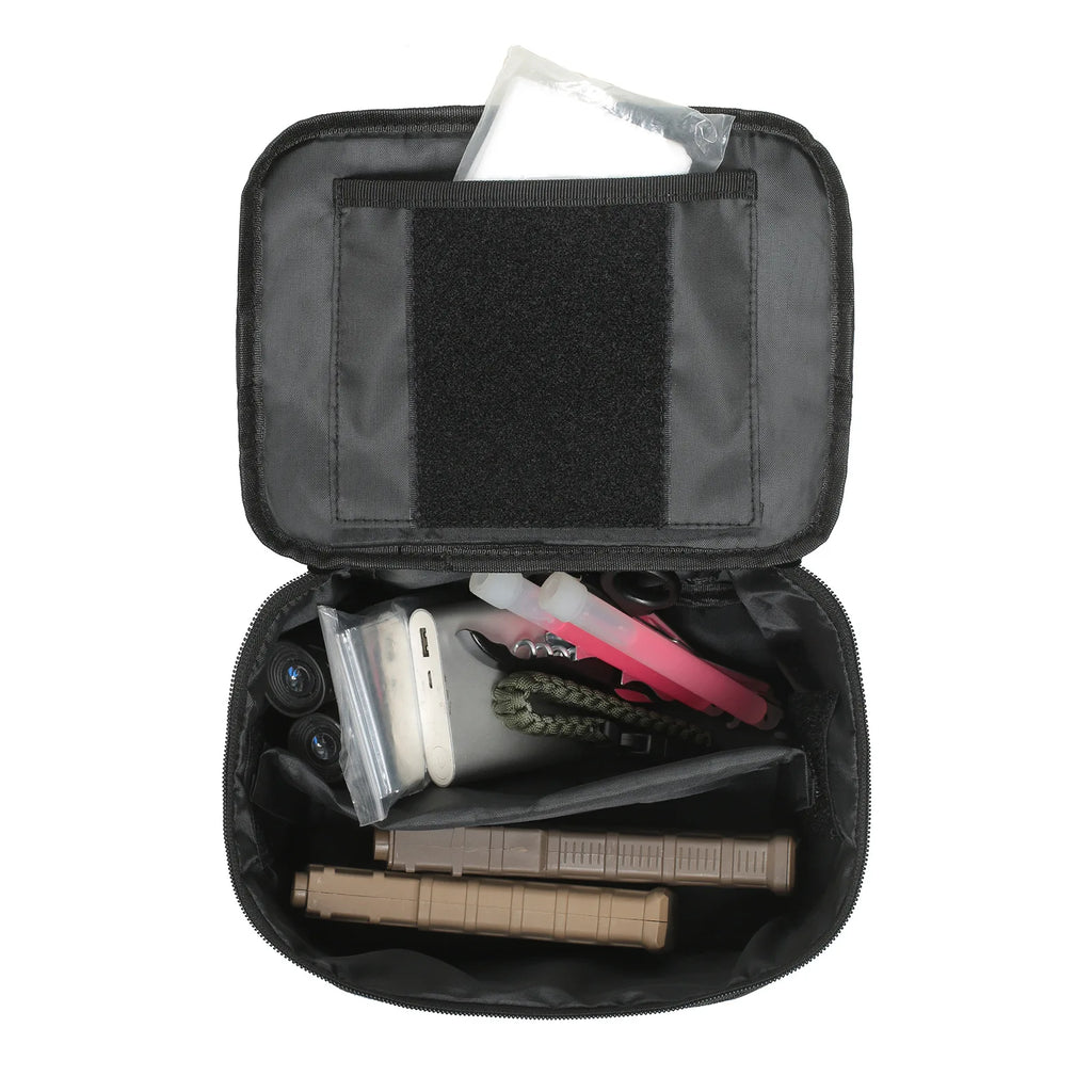 Tactical MOLLE Bullet Storage Bag Outdoor Hiking Camping Handheld Wash Bag Household Sundries Organizer Bag