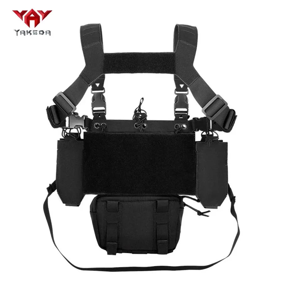 YAKEDA Combination Multifunctional Chest Hang Adjustable Removable Magic Sticky MOLLE System