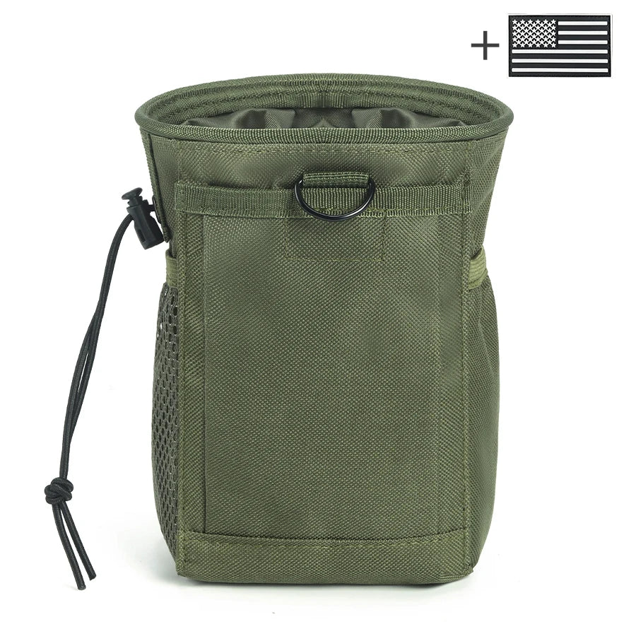 Rock Climbing Chalk Bag - Durable Nylon Waist Bag with Mesh Pocket and Drawstring Closure, Suitable for Outdoor Exploration
