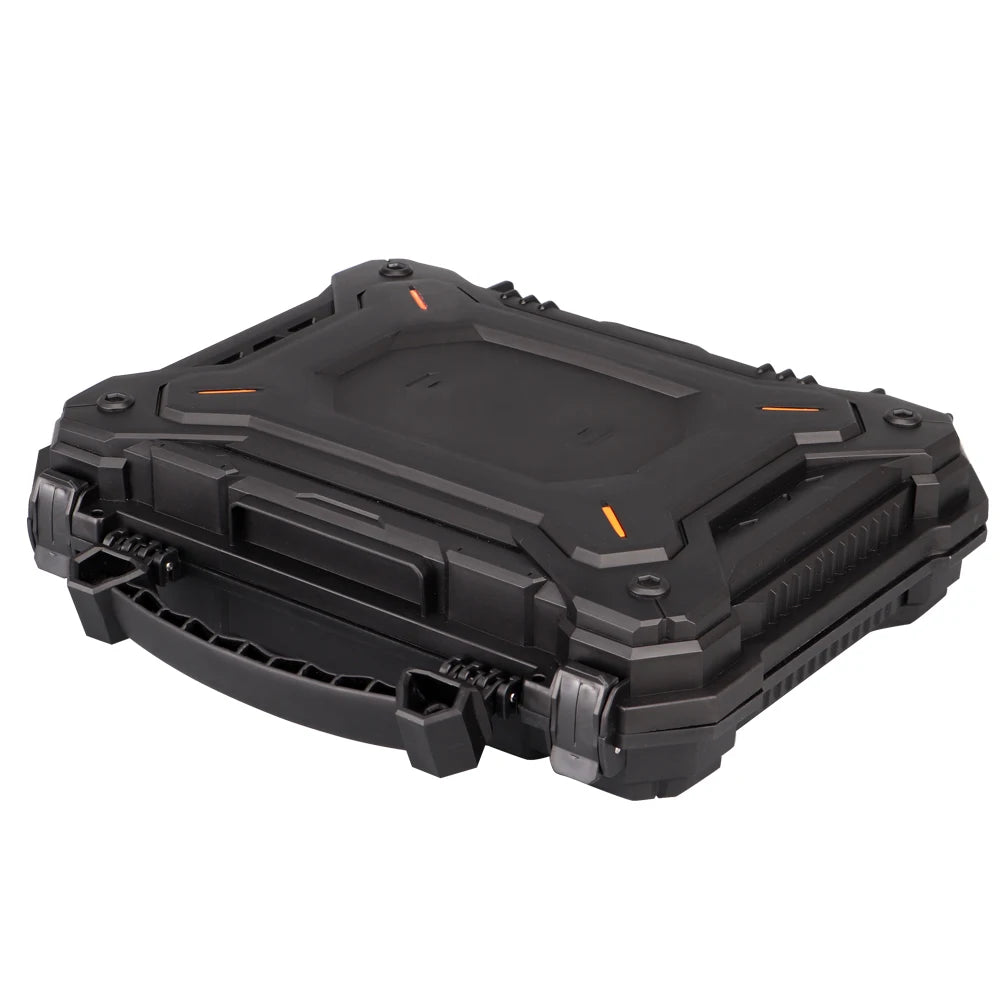 Tactical Pistol Case Hard Shell Box with Padded Foam Lining for Camera Protective Hunting Shooting Dustproof Storage Safety Box
