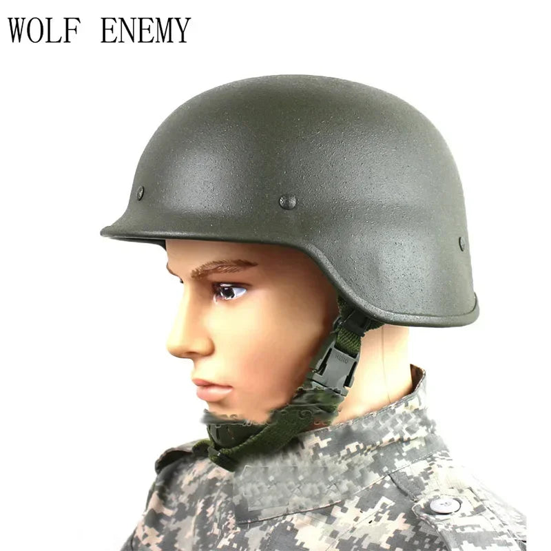 PASGT M88 Helmet Tactical Hiking Full Hunting Fans Made Of Steel Helmet,full Steel 59-63CM