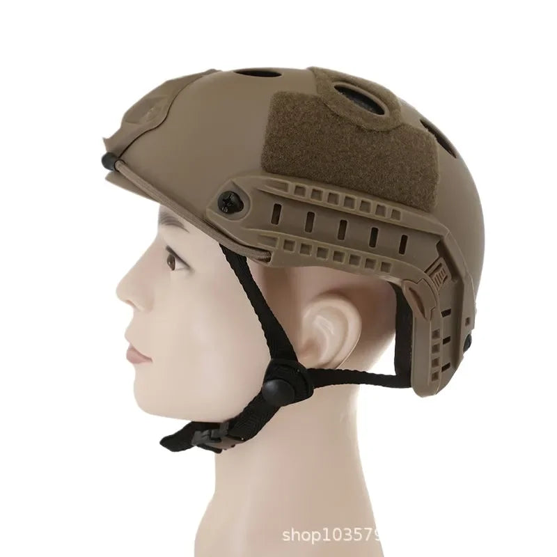 Tactical Helmet for Airsoft Paintball Military Training – Compatible with FAST Ballistic Helmet – Lightweight Durable MOLLE