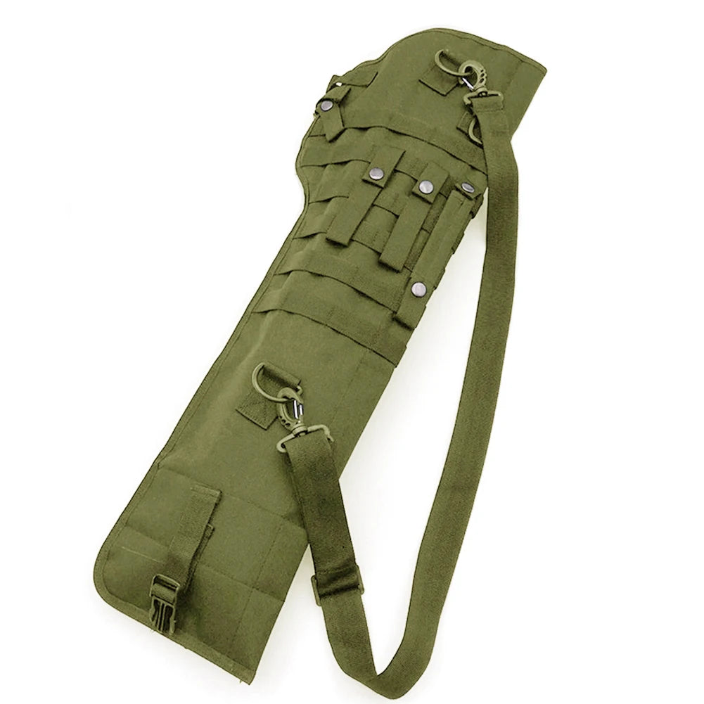 Tactical Long Gun Shotgun Holster Case Molle Nylon Hunting Airsoft Paintball Outdoor Tactical Gun Backpack