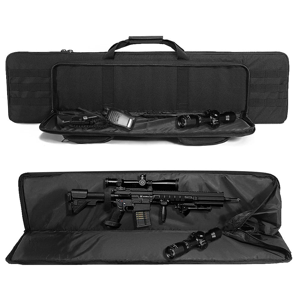 100 120cm Gun Bag Rifle Case Backpack Long Gun Carry Handbag Sniper Airsoft Rifle Gun Backpack Shoulder Bag for Hunting Accessor