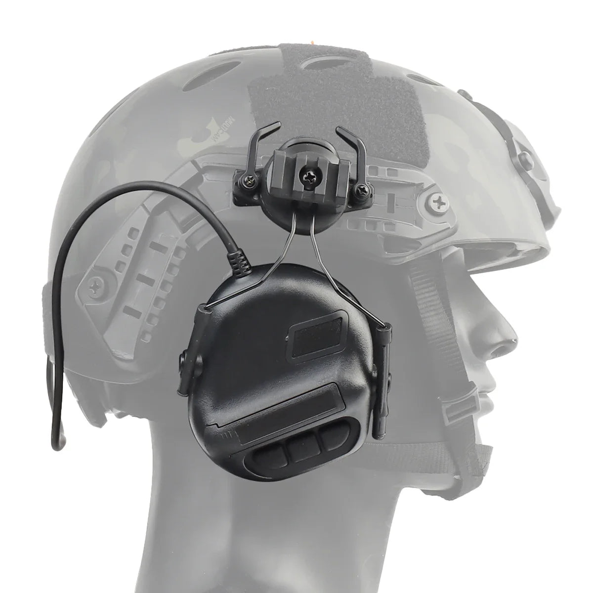 Tactical Helmet Headset Fifth Generation Foldable Noise Reduction Version Headphones Hunting PTT Adapter Helmet Accessories