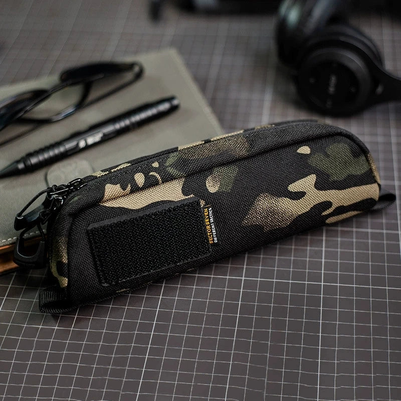 1000D Nylon Tactical Pencil Case Molle Glasses Case Pouch EDC Tool Bag Backpack Expansion Accessory Pack Hunting Accessories