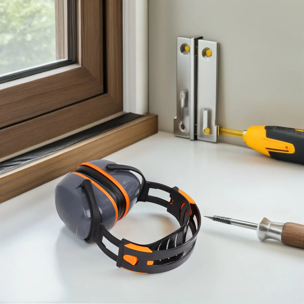 Noise Cancelling Headphone ABS Protective Ear Muffs Comfortable Ear Protection for Work Study Concert Construction