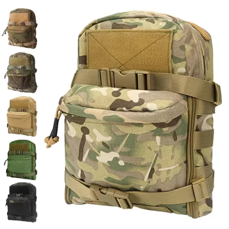 1000D Nylon Outdoor Vest Lightweight Waterproof Backpack MOLLE Accessory Bag for Camping Hunting Sports