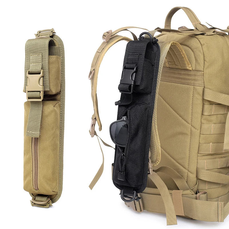 Tactical Backpack Shoulder Strap Sundries Flashlight Pouch Molle Key Pouch Outdoor Camping Hunting Accessories Pack EDC Tool Bag