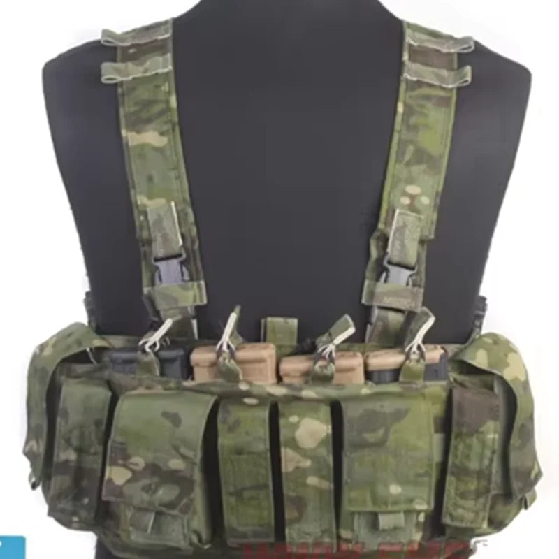 EmersonGear MF Style UW IV Chest Rig  500D Molle Tactical Vest with Multi-pockets for EDC Tools Flashlight Torch BBs Patches