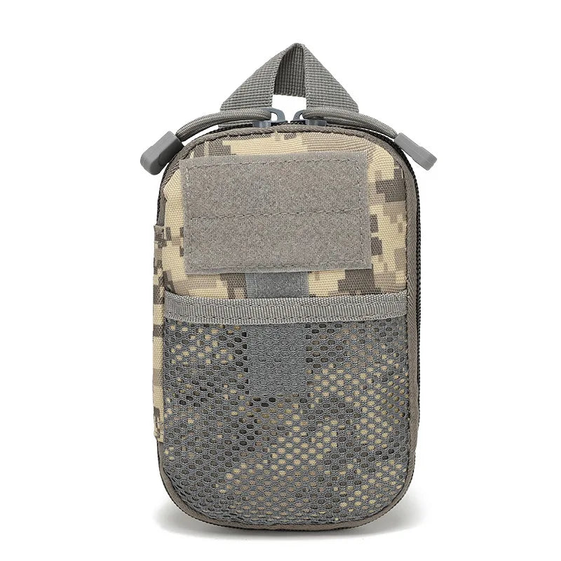 Outdoor EDC Pocket Tools Bag Molle First Aid Kit Sport EMT Pouch Utility Small Waist Pack Hiking Camping Hunting Accessories