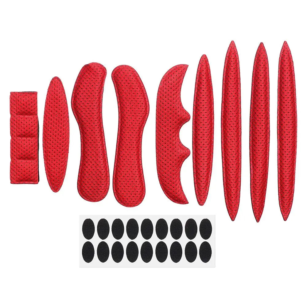 27pcs/set Helmet Padding Kits Sealed Sponge Universal Replacement Helmet Cushions Mats for Motorcycle Bicycle Cycling Helmet