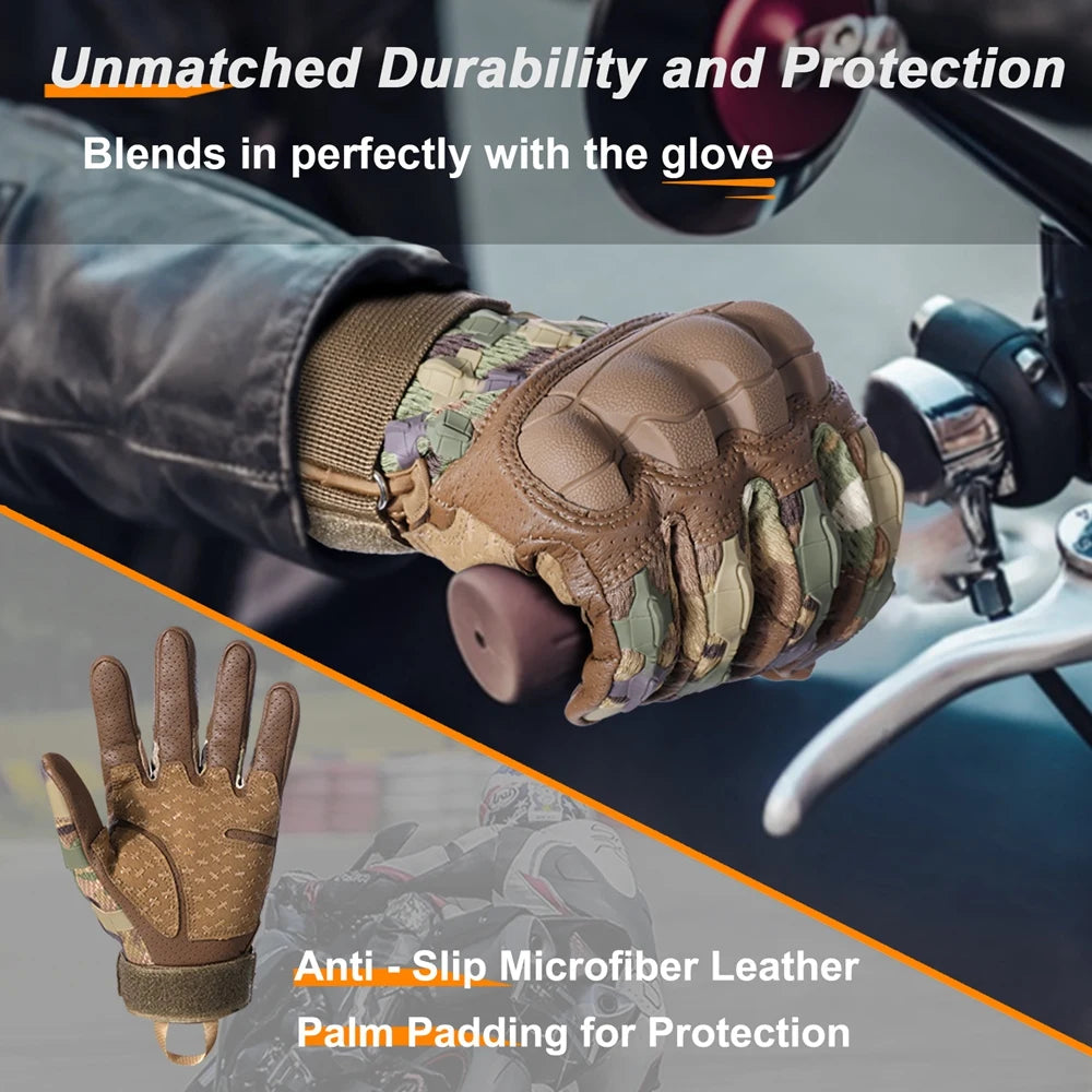 Touch Screen Hunting Gloves Hard Shell Outdoor Sports Paintball Motorcycle Hiking Camping Tactical Cycling Protective Equipment