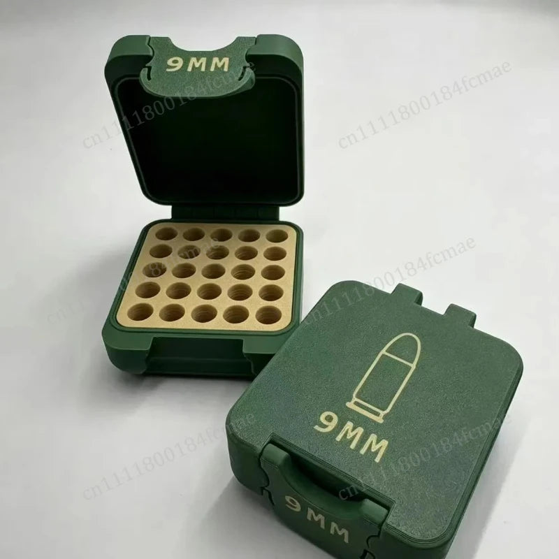 .308 .22lr 9mm 45 Bullet Storage Box, Enthusiast Desktop Gift Collection，just An Empty Box #26714