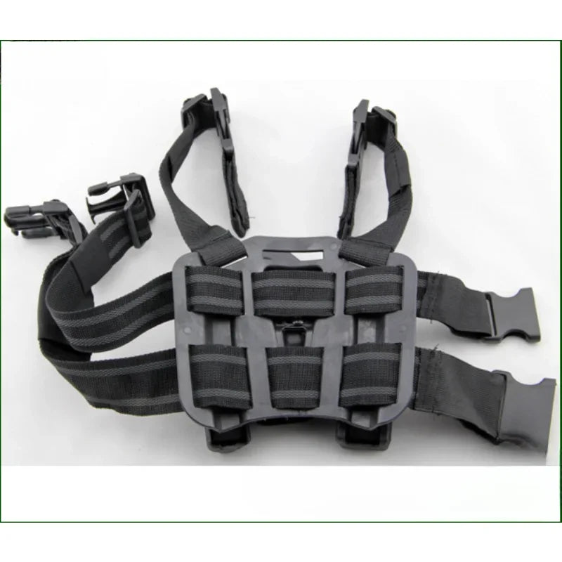 ##Tactical Gun Holster for Glock 17 19 USP 1911 M92 P226 Outdoor Hidden Leather Holster Real CS Gun Leg Holster Men CS Sport Gun