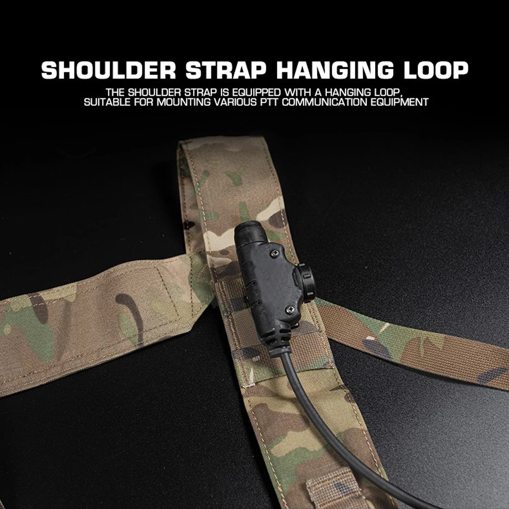Tactical Modular Chest Rig MK5 Molle System Mag Pouch Front Flap Airsoft Hunting Lightweight Adjustable Gear