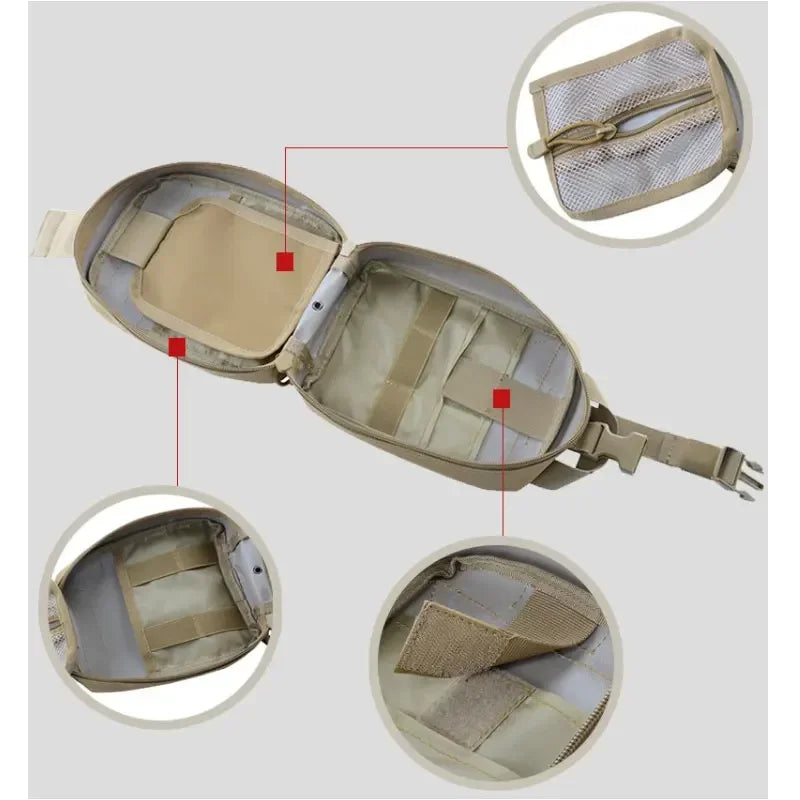 Outdoor First aid kit EDC Molle Medical Kit IFAK Survival Emergency Pack EDC Travel Fishing Camping Hiking Hunting Accessories