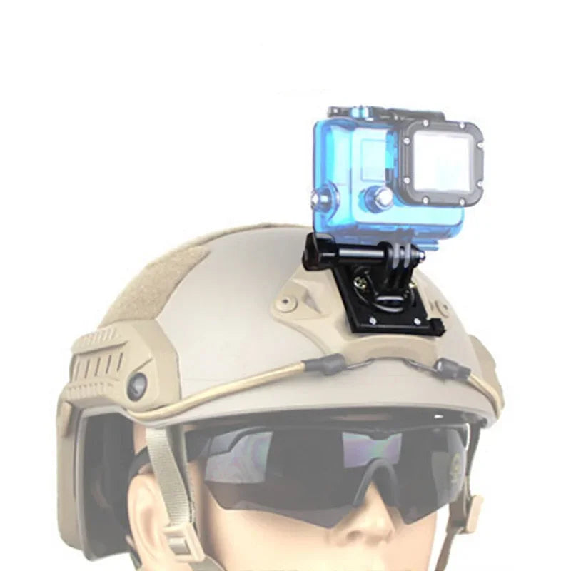 Tactical Helmet Adapter Stand Front Action Camera Fixed Install Mount for Gopro Hero Airsoft Helmet Accessories