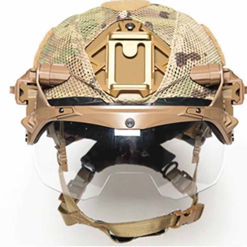 EX Wendy Helmet Ballistic Visor Tactical Goggles Anti-Fog Lens Protective Mask for 3.0 Helmet Guide Rail TB1397