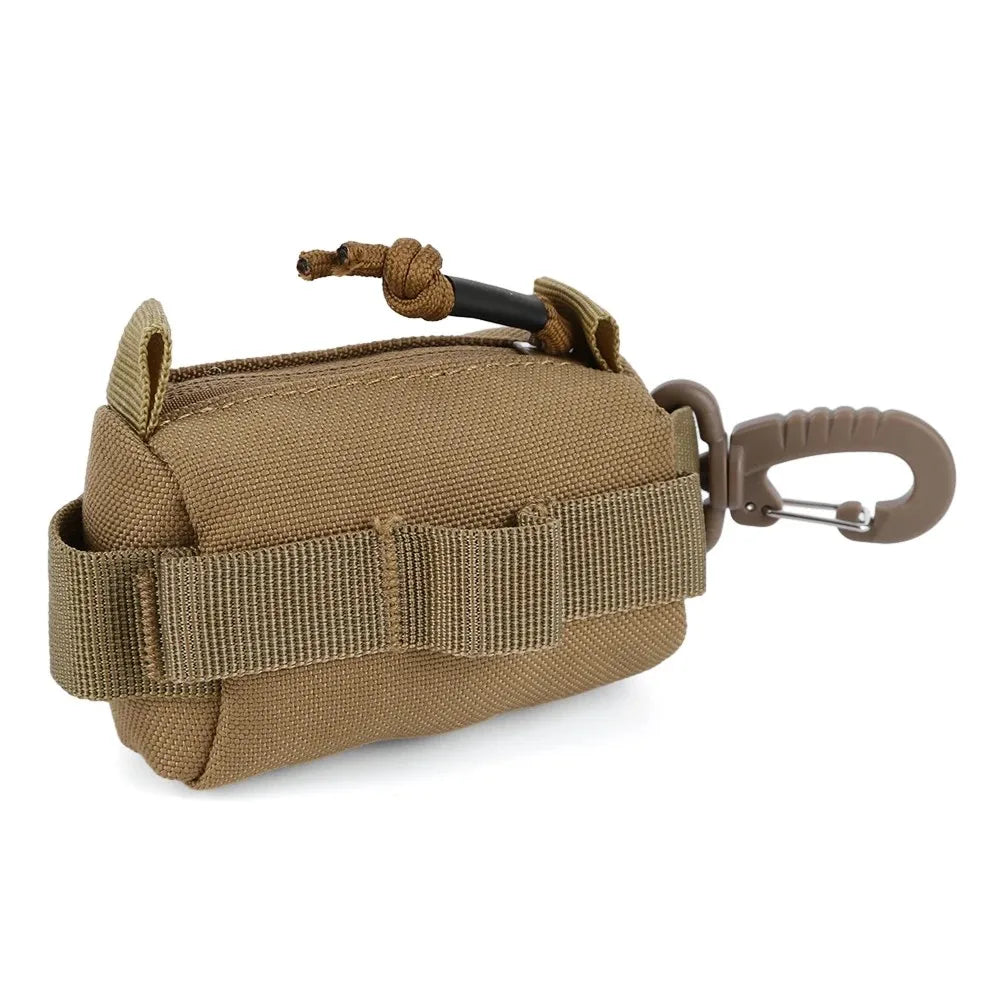 Tactical EDC Pouch Zipper Key Card Holder Pouch Coin Purses Organizer Storage Wallet For Camping Hiking Multi-color Options