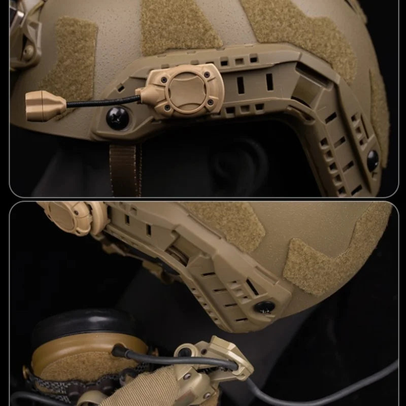Adventure Helmet Rail System | High-Cut Headgear Upgrade Kit | for Hunting Helmet Accessories