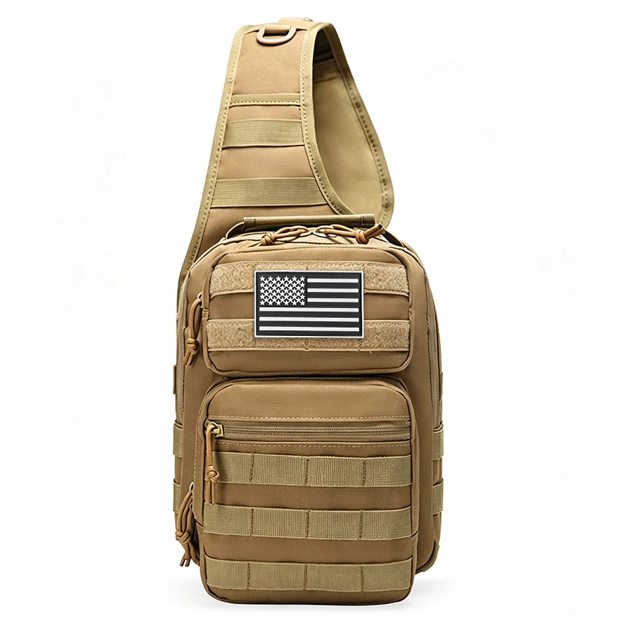 Outdoor cycling sports chest bag, single shoulder diagonal cross bag, large chest bag
