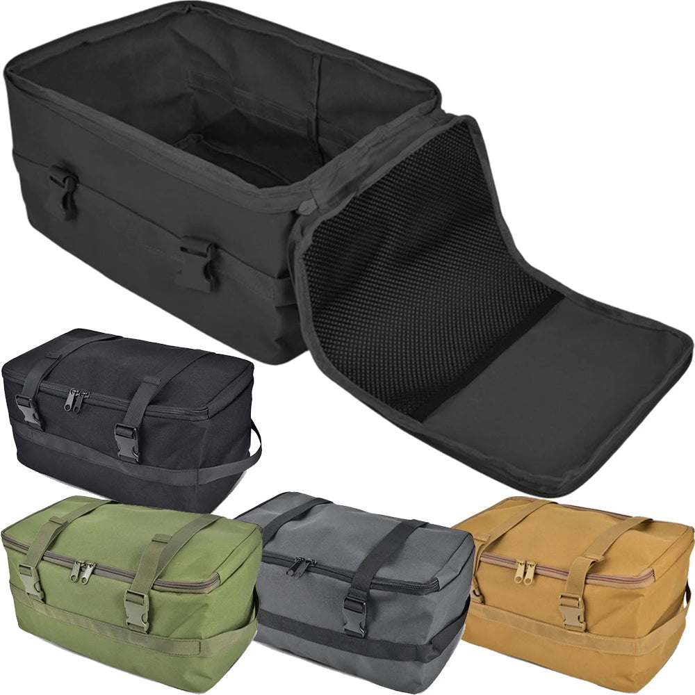 12L Tactical Bag Hunting Storage Bag Utility EDC Organizer Pouch Shooting Range Bag Portable Camping Fishing Carry Pack