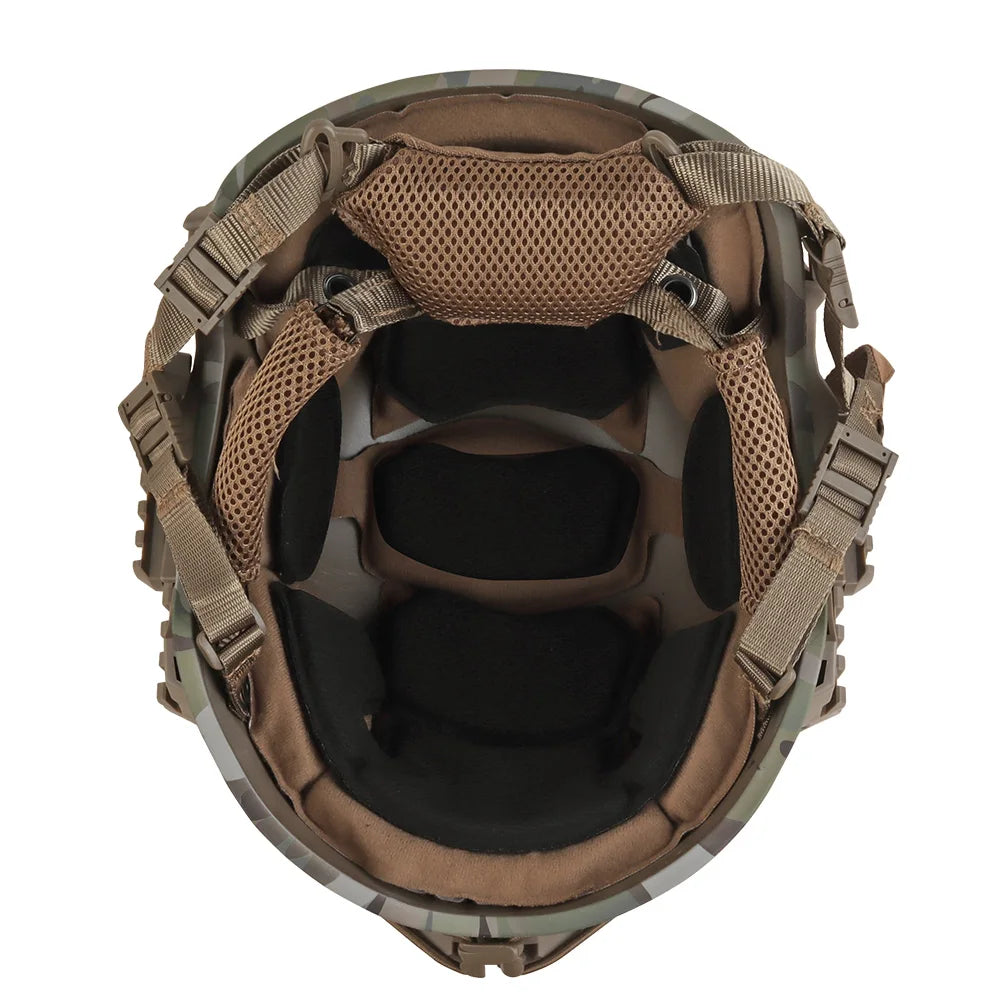 Wendy Helmet 3.0 Full Protection Thickened Version Airsoft Ballistic Training Tactical Fast Team Helmet  with Suspension System