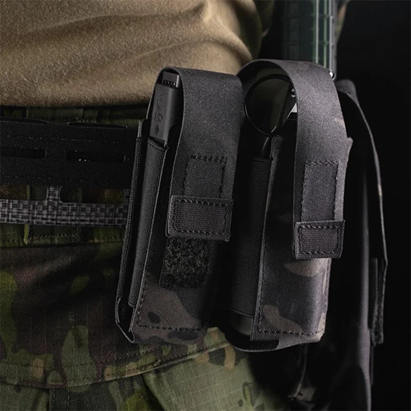 Lightweight MOLLE Utility Pouch Versatile Tool Organizer for Outdoor Airsoft Gear Essentials