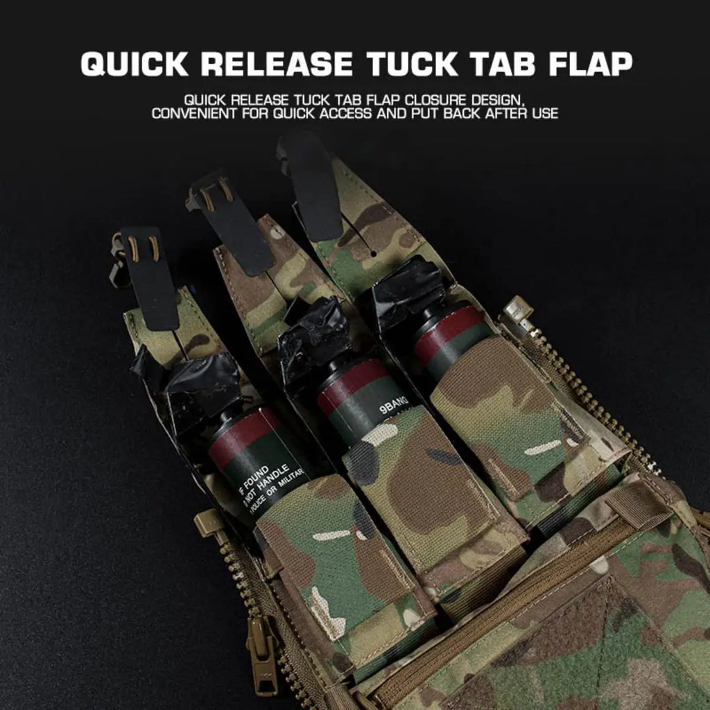 POSEIDON DEFENSE V5 PC Vest Modular Back Panel Bag Sub Pouch Compatible With 3L Water Bladder Pouch Mags