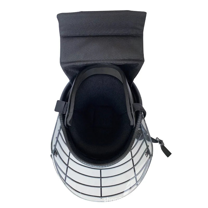 Anti Riot Helmet American Style Helmet With Steel Mesh And Steel Hood Protective Helmet Tactical Helmet