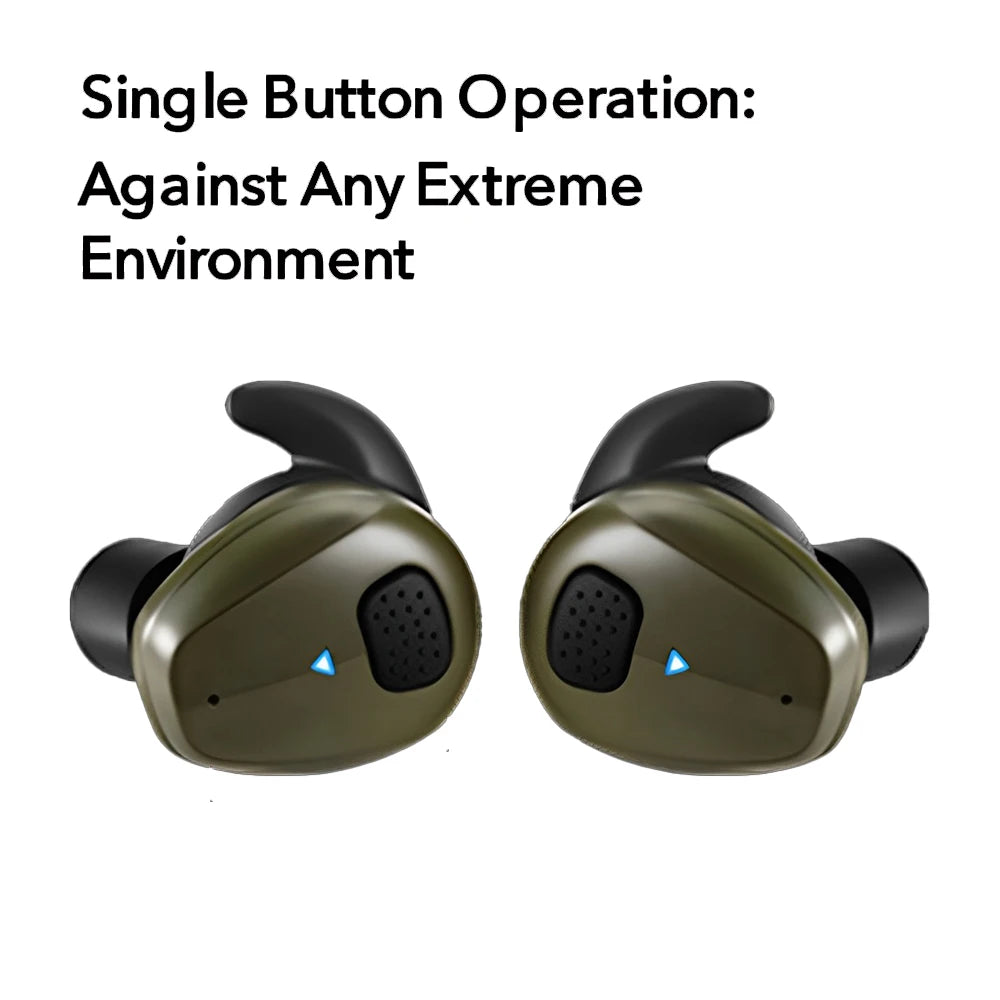 YHKEMA Tactical Bluetooth Earplugs Electronic Shooting Noise-Proof Earbuds/Noise-Cancelling Hearing Protection Earmuff Newest