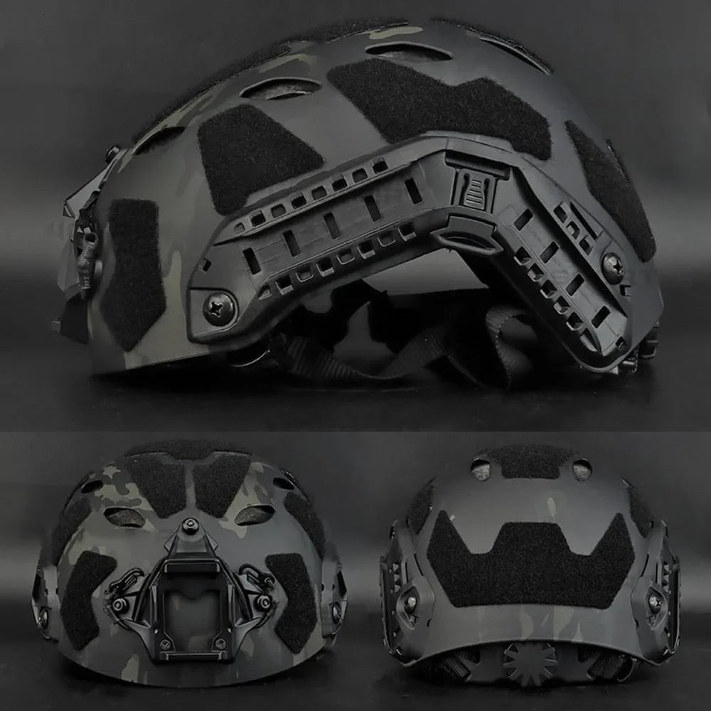 Tactical Fast Airsoft Helmet Lightweight SF Super High Cut Hunting Shooting Wargame Protective Helmet Outdoor Sport Cycling Gear