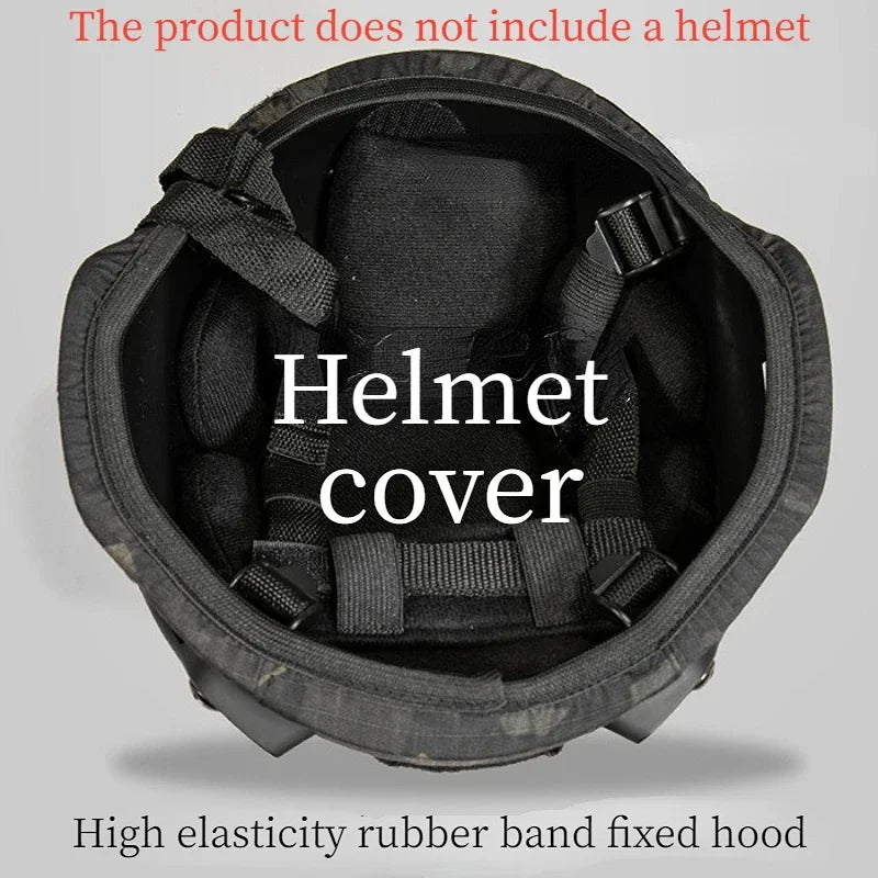 Tactical Helmet Cover Helmet Airsoft Paintball Wargame Gear CS Helmet Cover Camouflage outdoor cover cloth Tactical Equipment