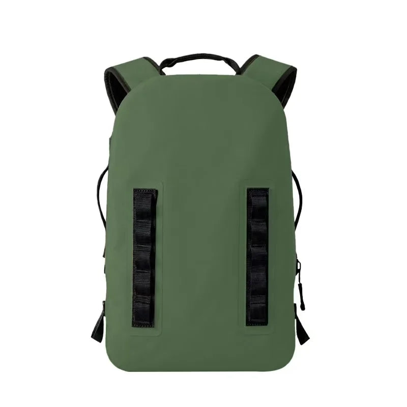 25L 600D TPU Sport Outdoors Backpack Waterproof Camping Cycling Fishing Bag Men Large Capacity Airtight Zipper Travel Backpack