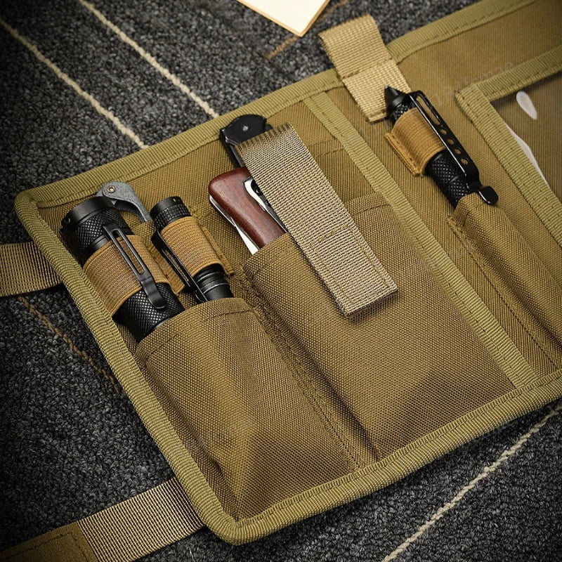 Tactical Map Storage Bag Map Holder Case Foldable Sundries Pouch EDC Utility Tool Bag Outdoor Hiking Camping Hunting Accessories