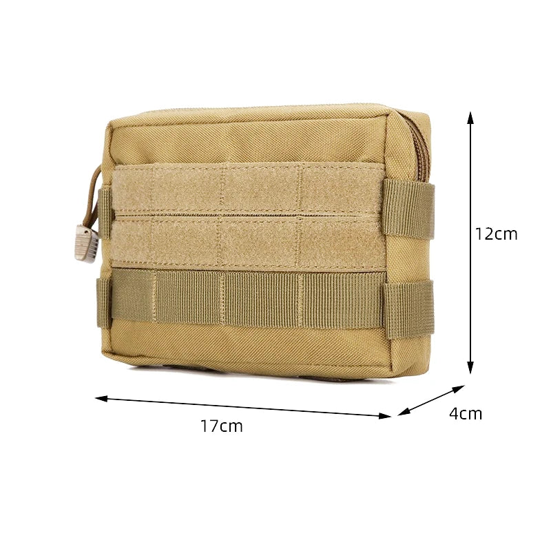 Tactical Pouch EDC Tool Storage Kit Molle System for Hunting Accessories Multifunctional Mobile Phone Case Bag Exploration Hike