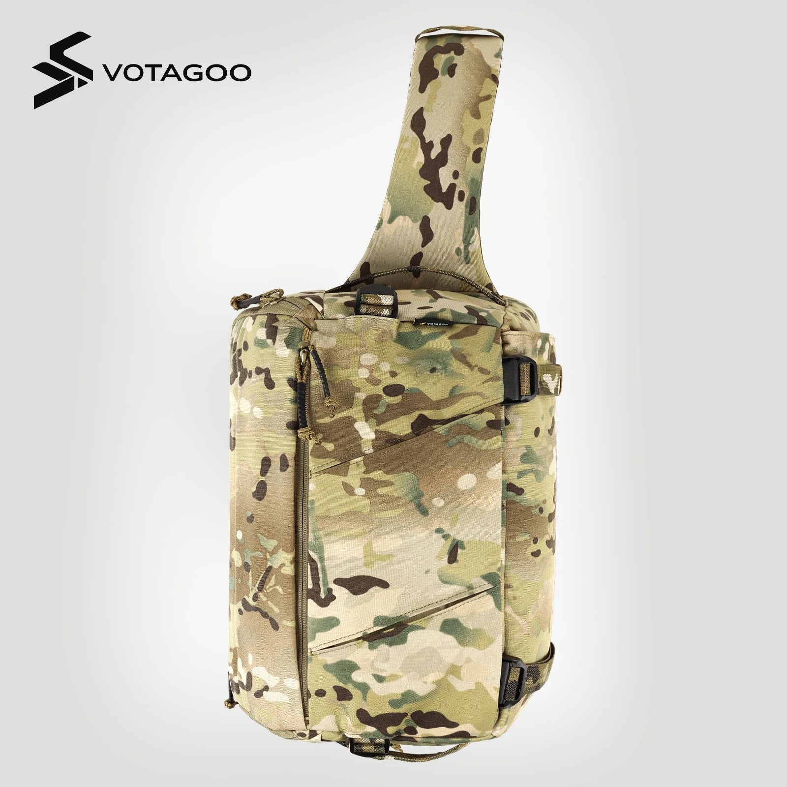VOTAGOO 13L Tactical Sling Bag Lightweight CCW Concealed Carry EDC Crossbody Shoulder Pack for Men Women Outdoor