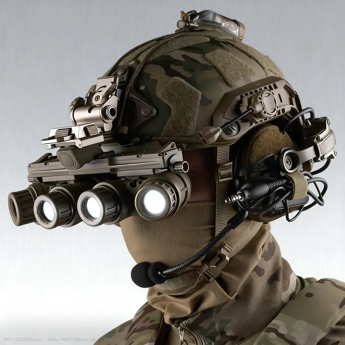 NVG 18 Tactical Helmet Night Vision Goggles, Model MICH M88, FAST FMA Air Gun, L4G24, Helmet Seat PVS-15, PVS-15