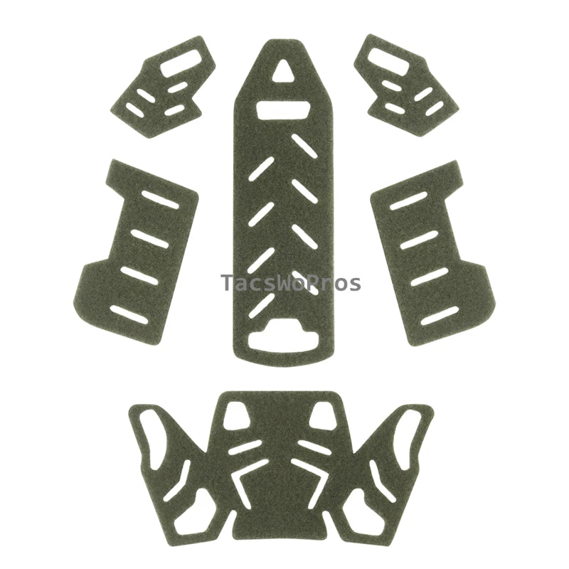 6pcs/Set Tactical WENDY Helmet Magic Sticker Hunting CS Helmets Patches Hook Loop Fastener Sticky Wendy Helmet Accessories