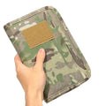 A4 A5 A6 Multicam Camo Tactical Notebook with Zippered Padfolio Ring Binder Loose-Leaf Paper Weatherproof Notepad