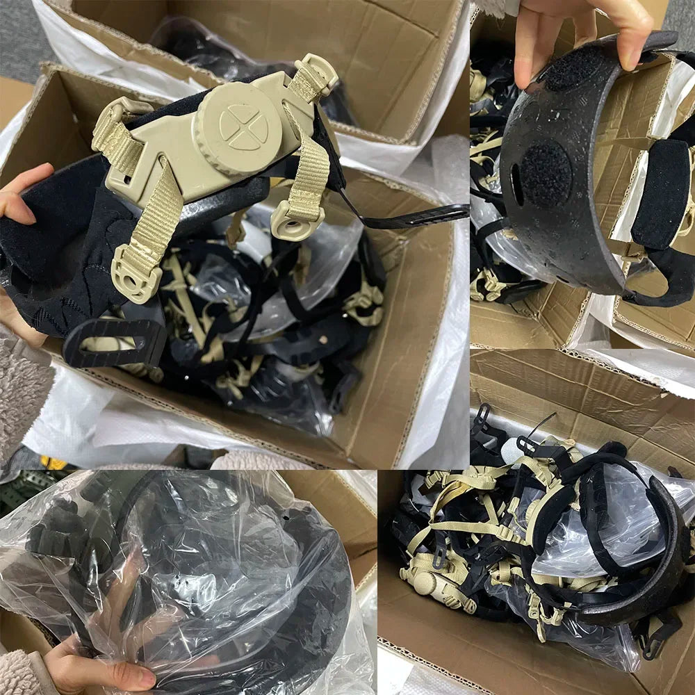 Tactical Fast Helmet Adjustable Strap Suspension System Inner Locking Strap Hunting Helmet Accessories FAST SF HIGH CUT HELMET