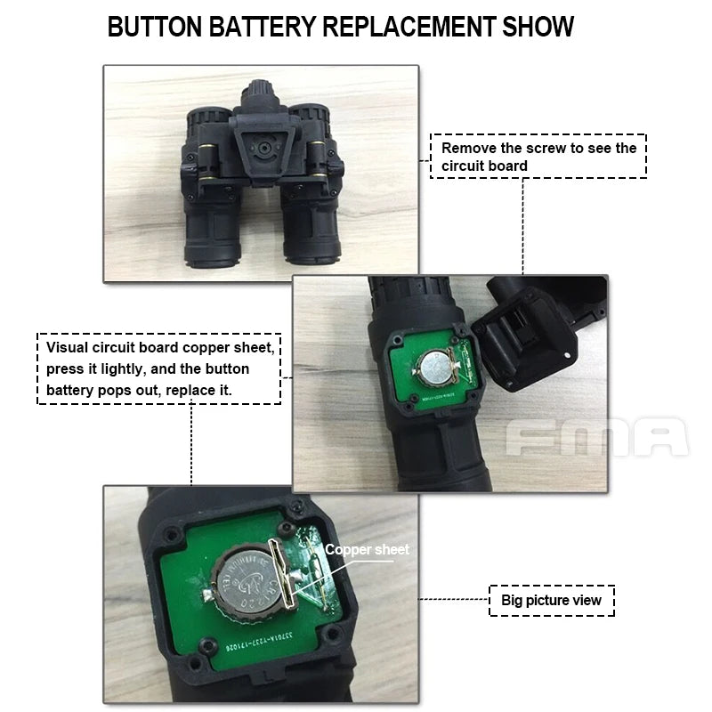 FMA Tactical Helmet NVG AN-PVS31 Dummy Model With Light Function Version TB1284-B NO Function Just Decoration