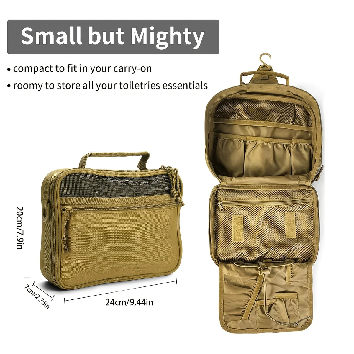 Tactical Outdoor Bag Oxford Fabric, Multi-purpose Storage Bag Large-capacity Equipment Storage Bag for Fishing Toiletry Travel