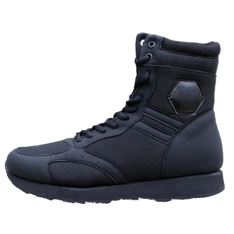 Summer Ultra-light Hiking Shoes Men hunting Training Soldier Tactical Boots Men's Lightweight Black Breathable Climbing Boot