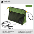 Ultralight Dyneema Toiletry Bag Portable Waterproof Wash Bag Outdoor Camping Travel Cosmetic Storage Pouch with Hand Strap