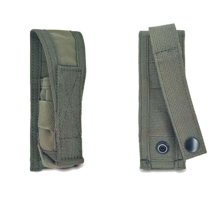 Multicam 9mm Mag Pouch Airsoft Single Molle Magazine Pouch Tactical Hunting Small Tool Holder Waist Bag Gear