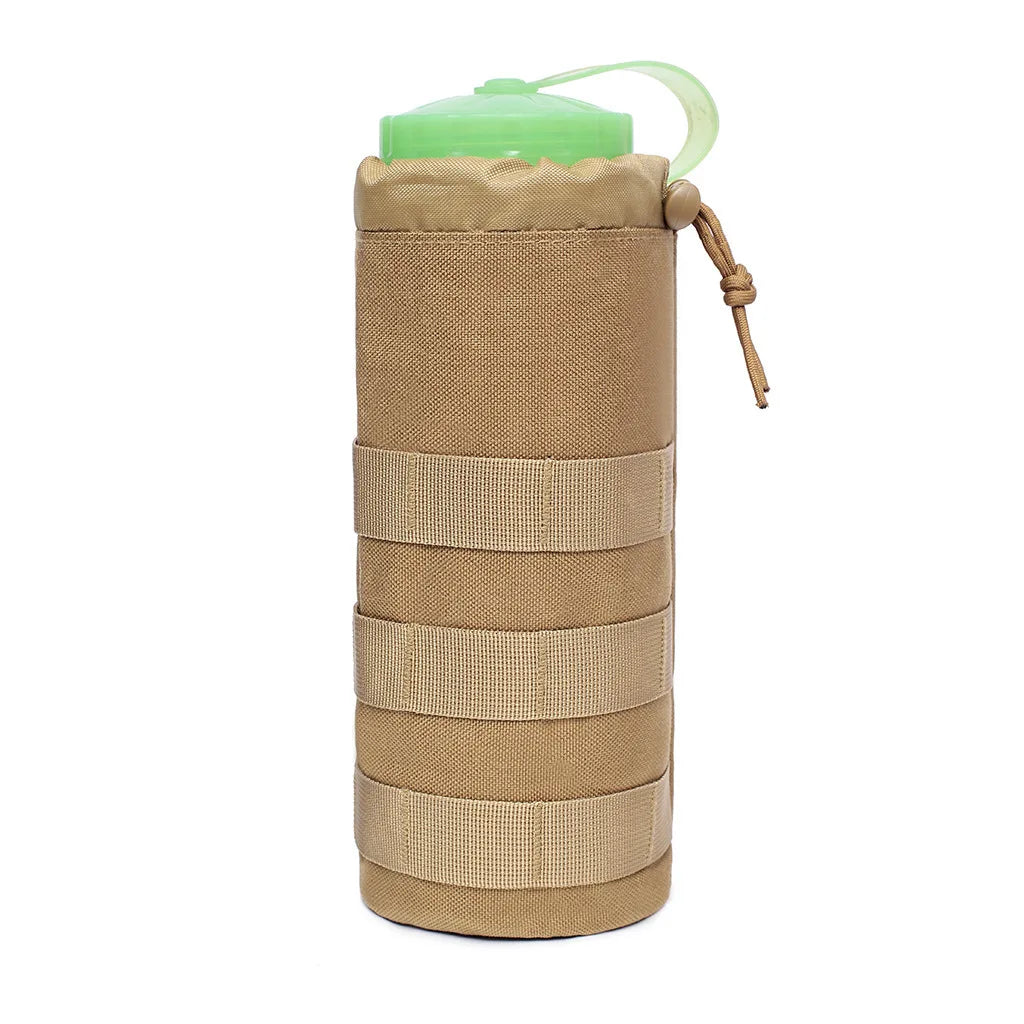 Outdoor Hiking Travel Water Bottle Bag Cup Bag Tactical Waist Pack Outside Miscellaneous Packing Pop Bottle Bag