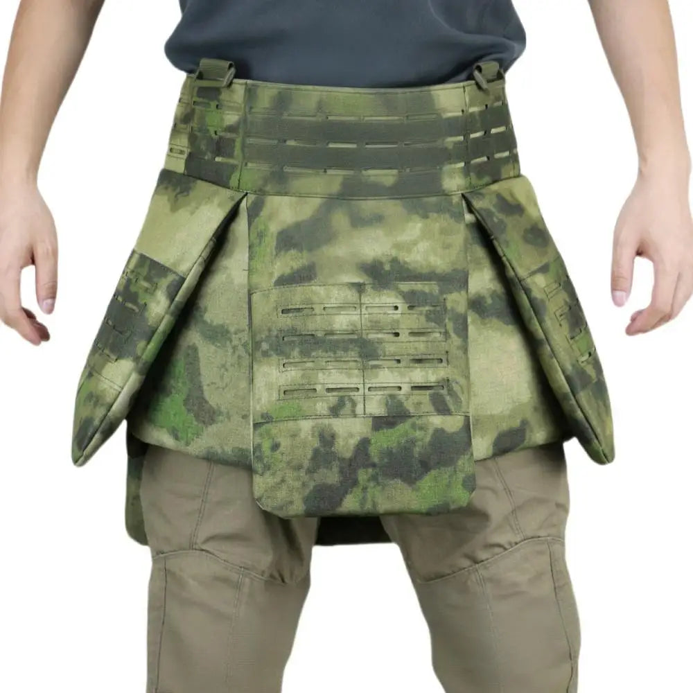 Real NIJ Level IIIA 9mm&.44mag Combat Laser Molle Bulletproof Skirt Tactical Combat Hunting Quick Release Adjustable Skirt